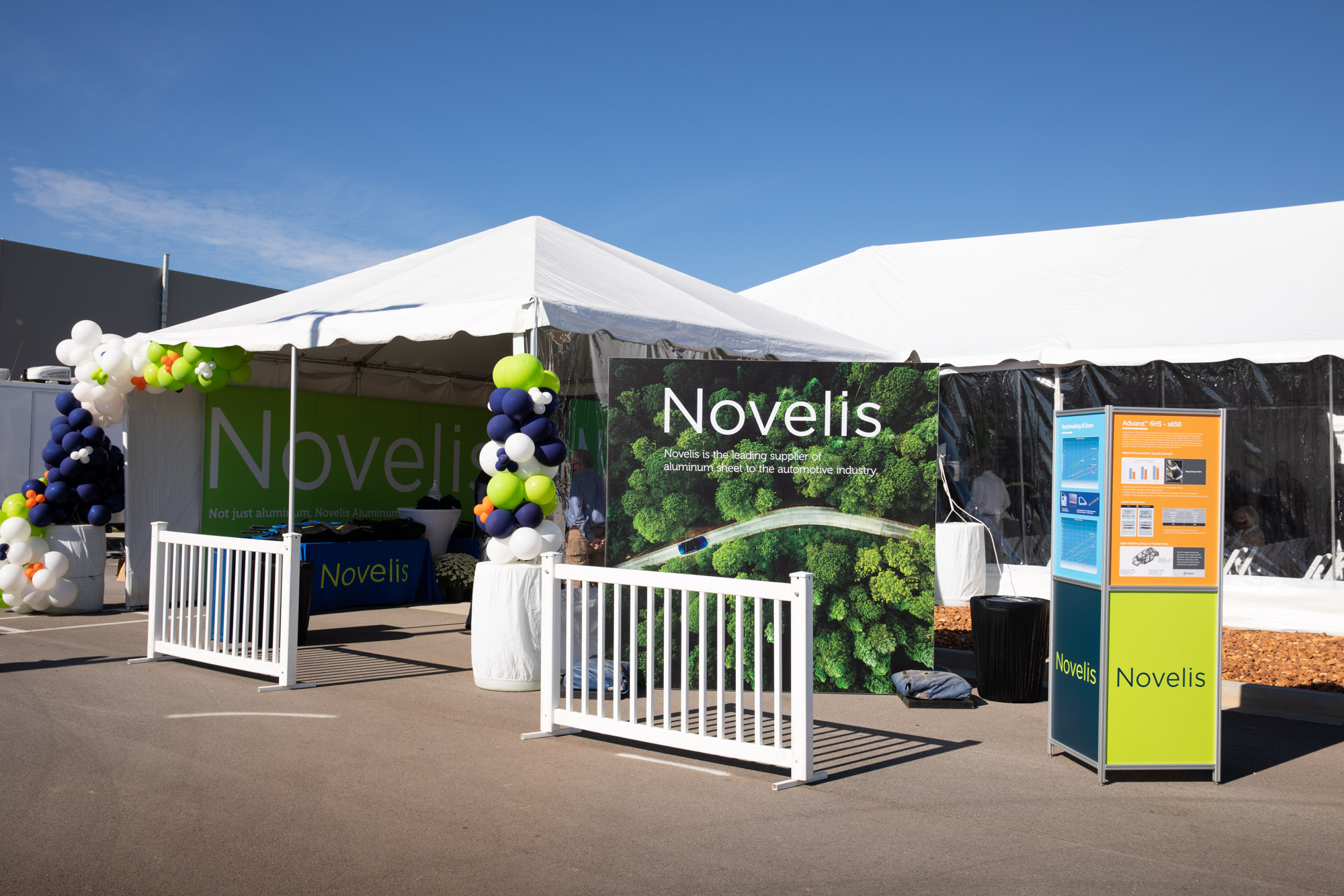 Outdoor event equipment installation by PSR Events