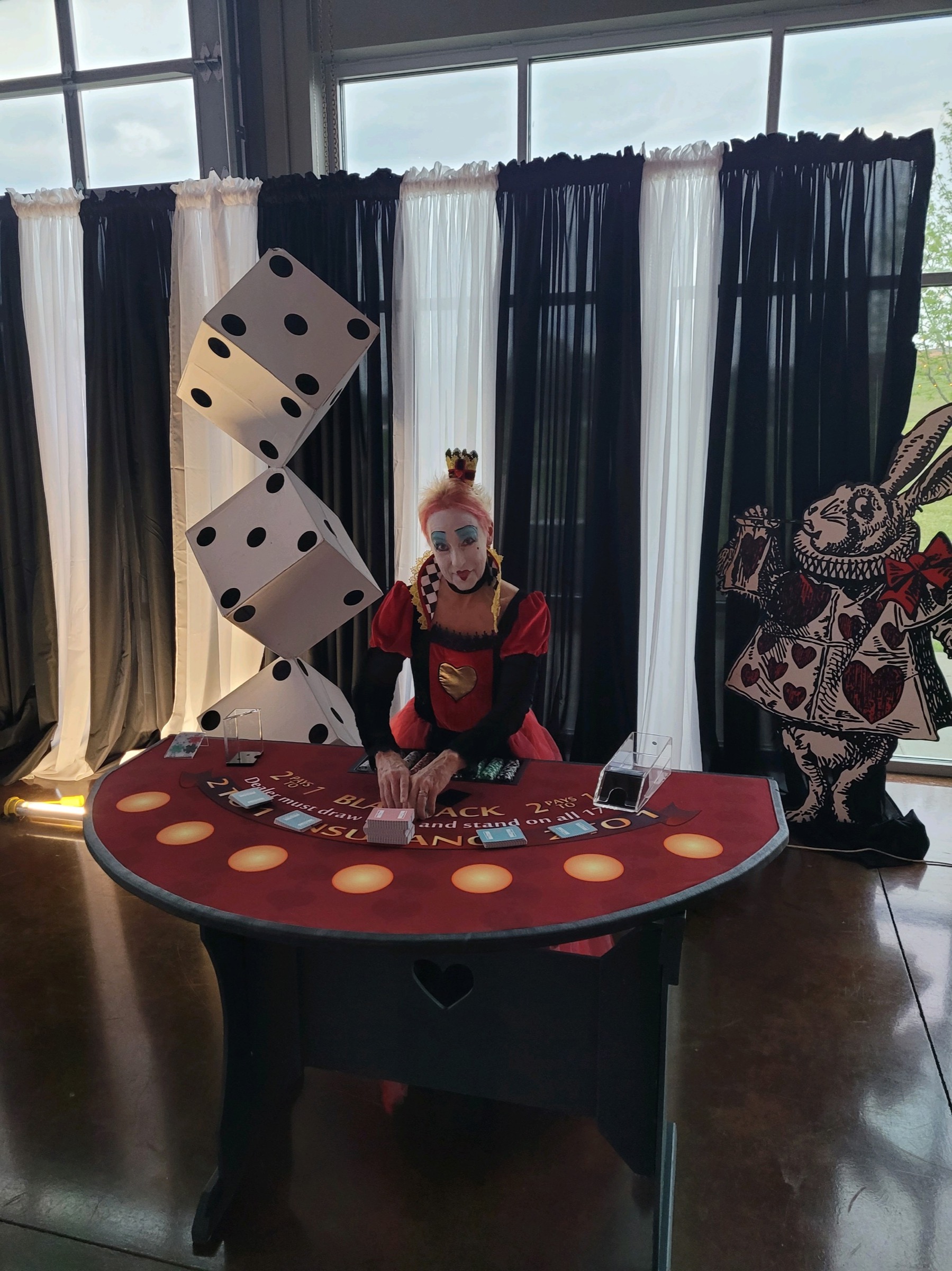 Casino and event entertainment setup by PSR Events